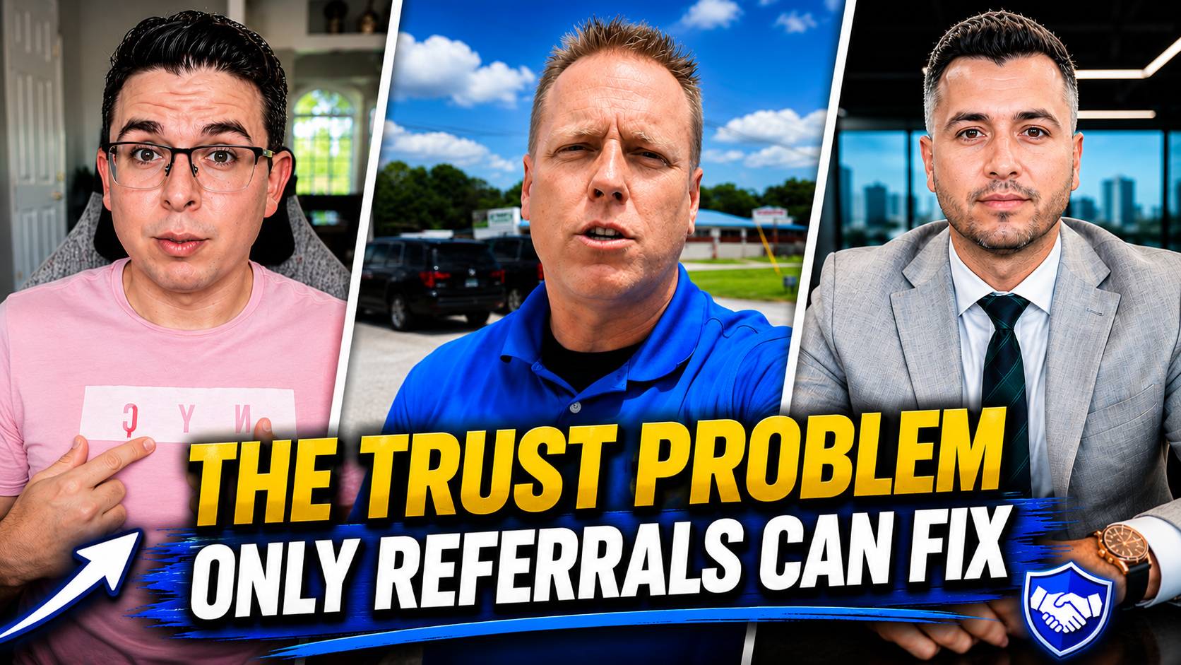 Trust problem only referrals can fix